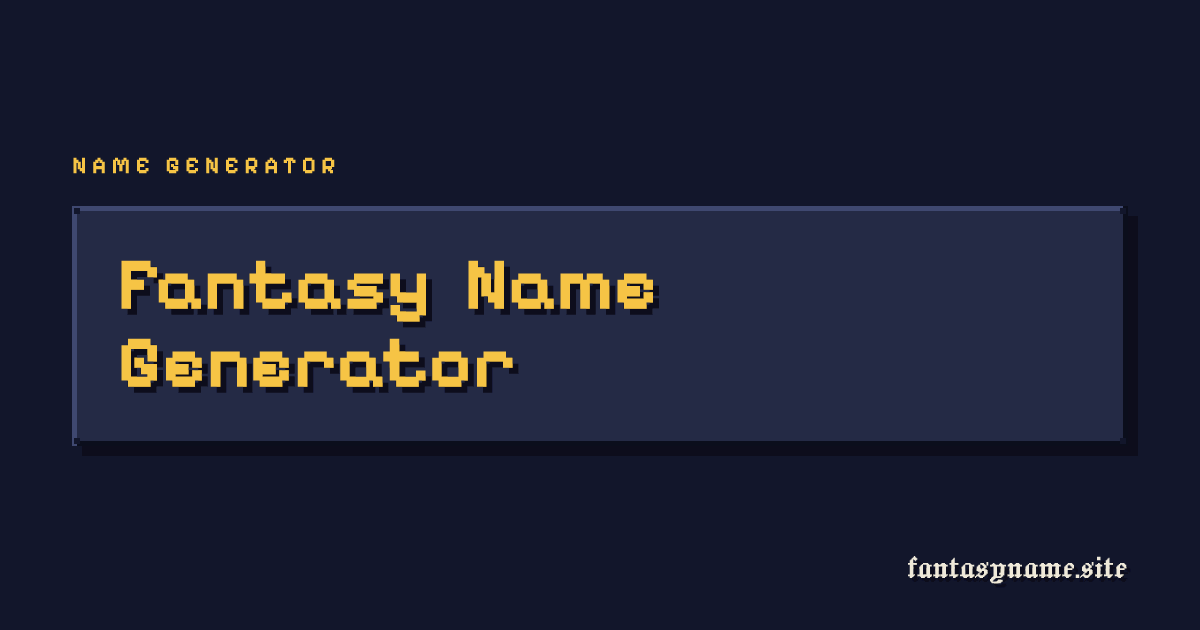 Greek Male Fantasy Names — Generator with Meaning